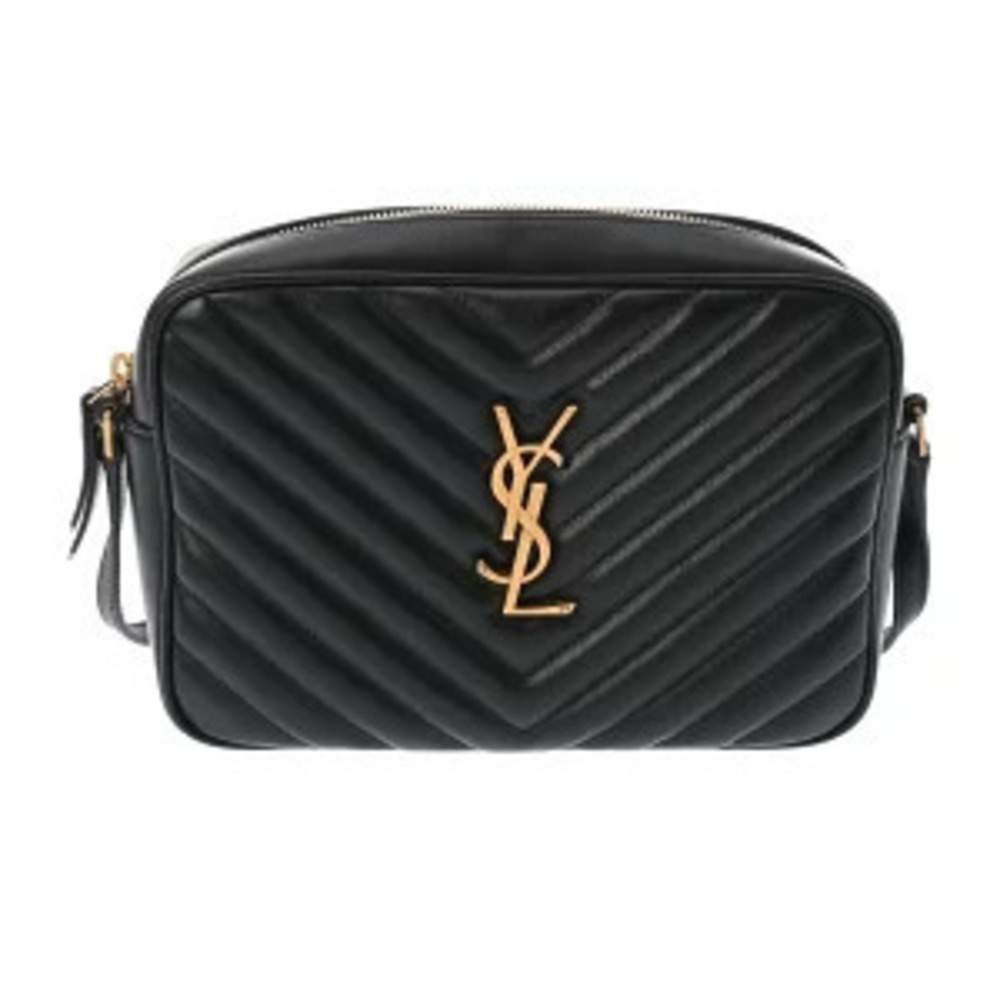 Saint Laurent Lou Camera Bag Black Leather Shoulder